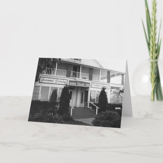 Kaptenräkningcolliers gästgivargård, Marco ö, Kort (Framsida)