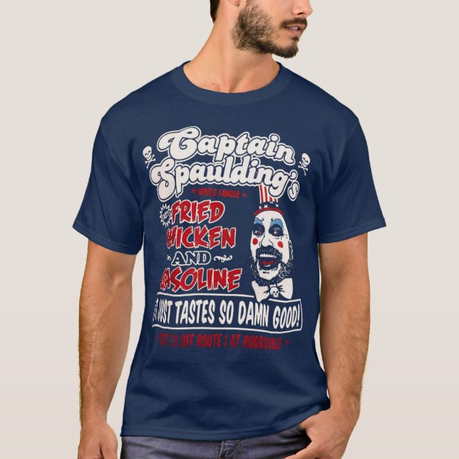 Kaptens Spaulding stekte vän T Shirt (Framsida)