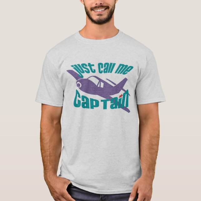 Kaptent-skjorta Tee Shirt (Framsida)