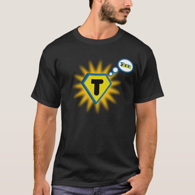 KaptenTediumsvart T-shirt (Framsida)