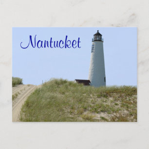 Kaptormassa Nantucket-fyr-kort Vykort