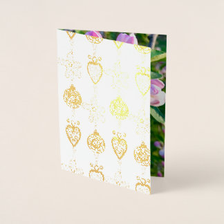 Kaptorns prydnadsjulkort folierat kort