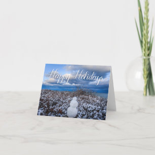 Kaptorns Snögubbe-Helgdag Kort
