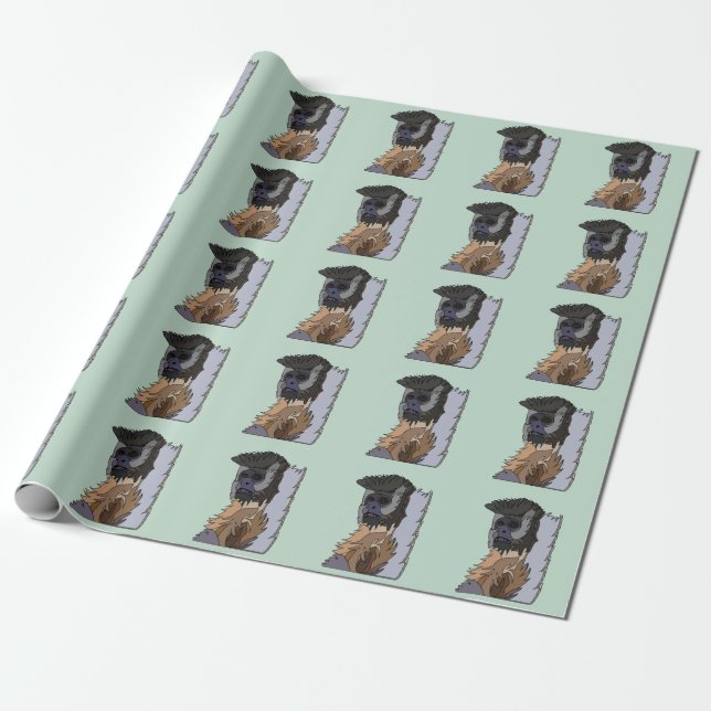 Kapucinapa monkey  presentpapper (Utrullad)