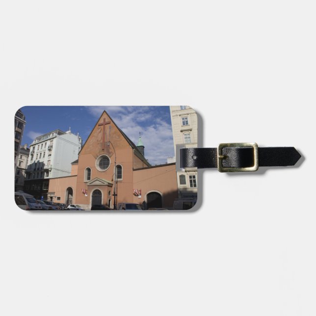 Kapuzinerkirche, Wien Österreich Bagagebricka (Horisontell Framsida)