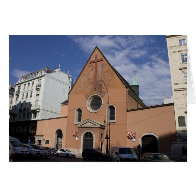 Kapuzinerkirche, Wien Österreich Hälsningskort (Framsidan Horizontal)