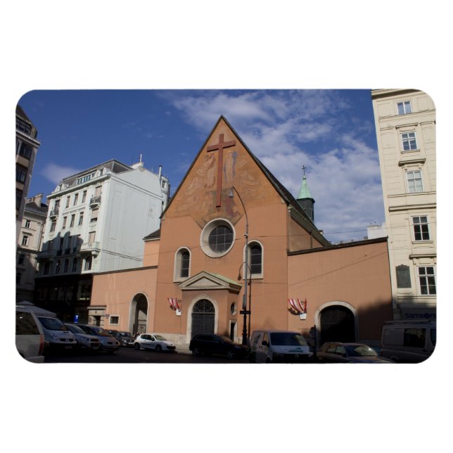 Kapuzinerkirche, Wien Österreich Magnet (Horisontell)