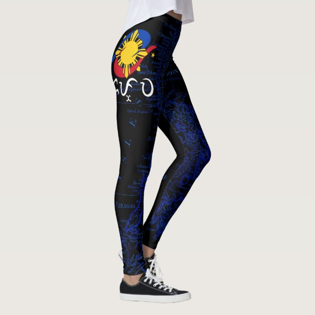 Kapwa (Baybayin script) Leggings (Höger)