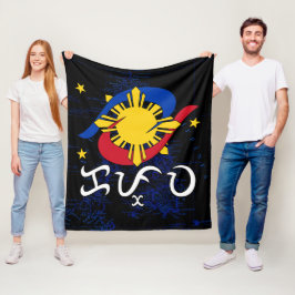 Kapwa (Baybayin-skrift) Fleecefilt