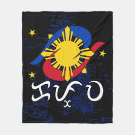 Kapwa (Baybayin-skrift) Fleecefilt