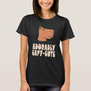 Kapy Cute Animal Capybaras Rodent Capyba T Shirt