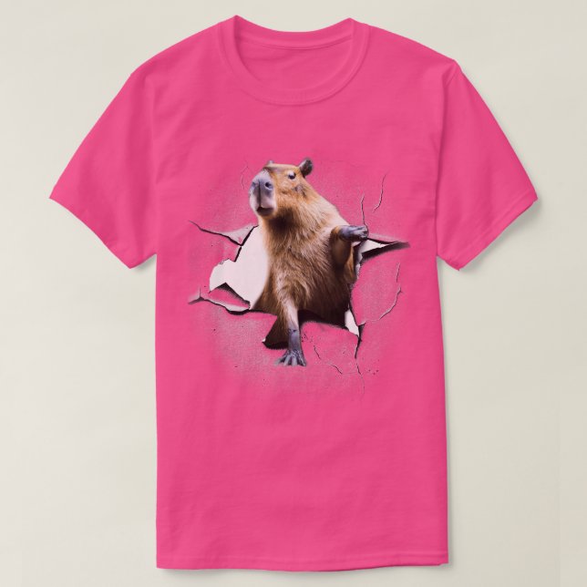 Kapybara Ansikte-genombrott T Shirt (Design framsida)