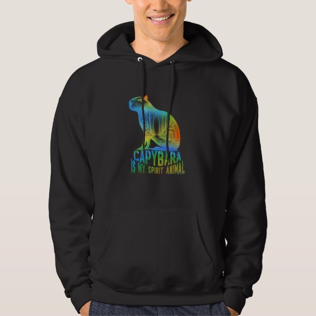 Kapybara är min unika kapybara. hoodie (Framsida)