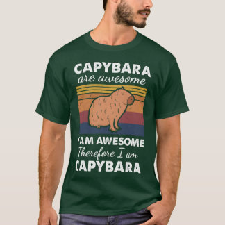 Kapybara Är Underbara Söta Och Härliga Djurvän T Shirt