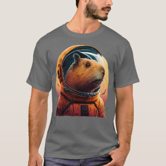 Kapybara astronaut 6 t shirt