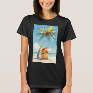 Kapybara i tropikerna t shirt