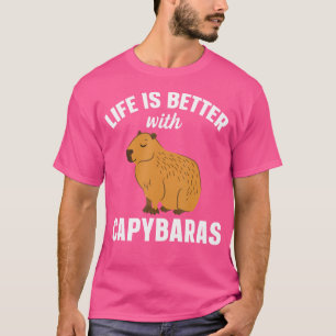 Kapybara livet är bättre med Capybaras T Shirt