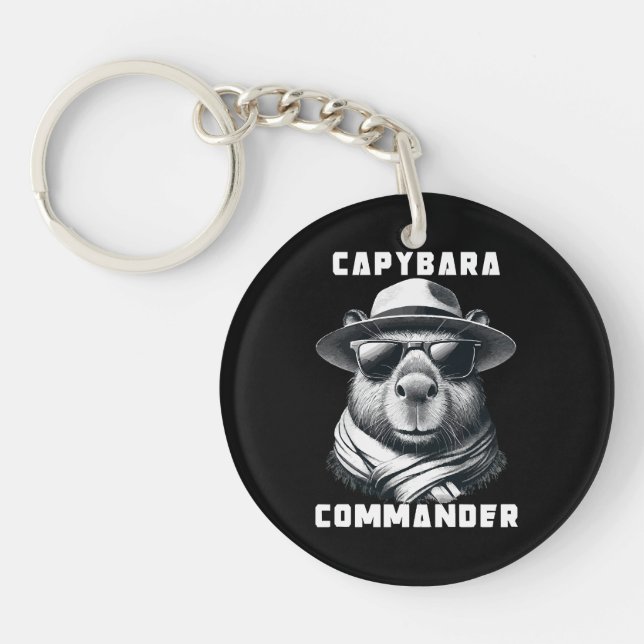 Kapybara Med Solglasögon Capy Kommendör (Framsidan)