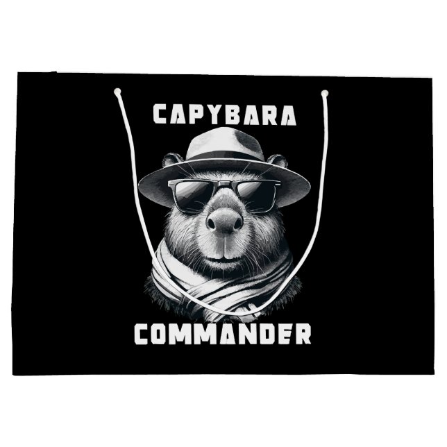 Kapybara Med Solglasögon Capy Kommendör (Baksidan)