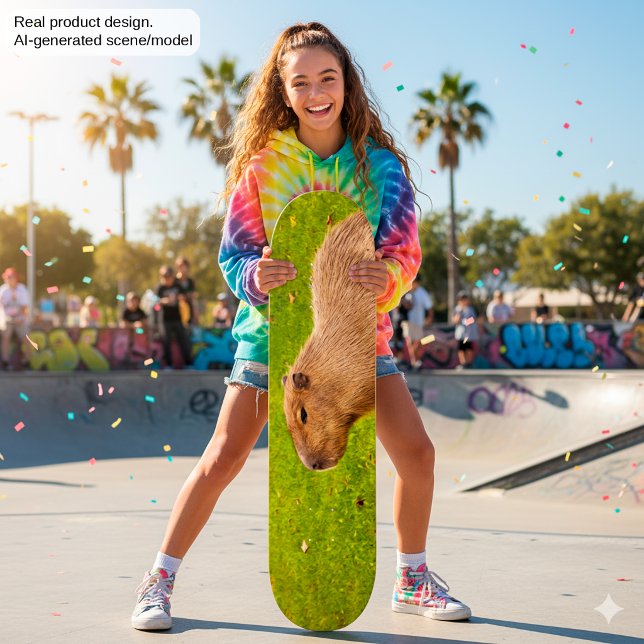 Kapybara Mini Skateboard Bräda 18,7 Cm (Skapare uppladdad)