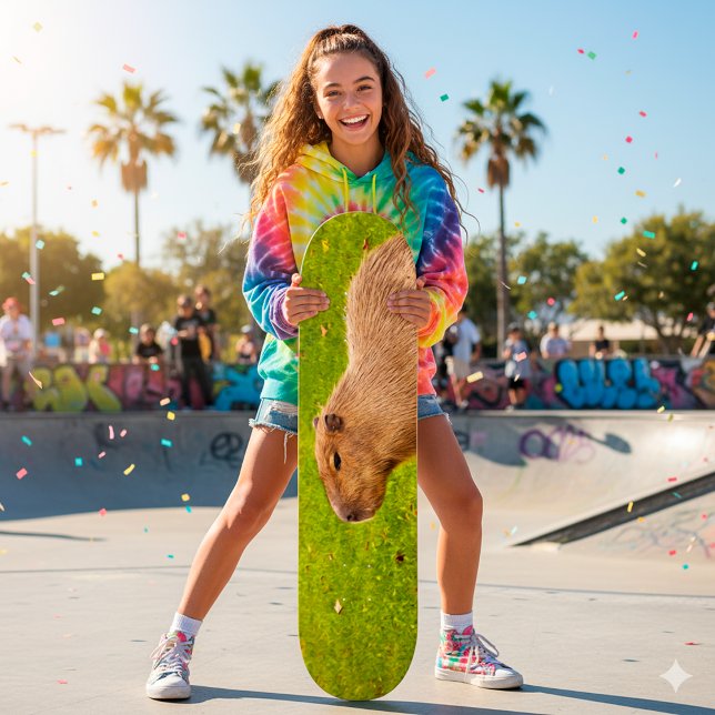 Kapybara Mini Skateboard Bräda 18,7 Cm (Skapare uppladdad)