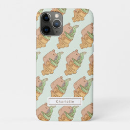 kapybara och matcha taiyaki glass mönster