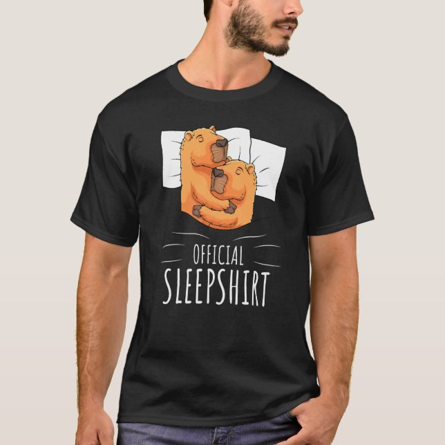 Kapybara Officiell - viloläge 1 T Shirt (Framsida)