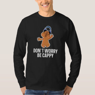 Kapybara Oroa Inte Vara Cappy Söt Kapybara T Shirt
