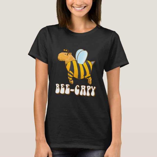 Kapybara, roligt bikapy t shirt (Framsida)