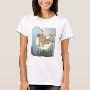 Kapybara sten klättring t shirt