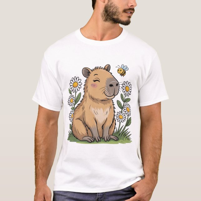 Kapybara T Shirt (Framsida)