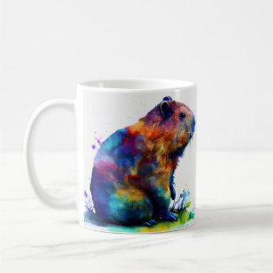 Kapybara Tumbler-figursättningsdesign Kaffemugg