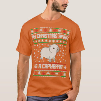 Kapybara Ugly christmas sweater T Shirt