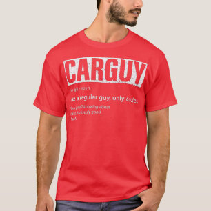 Kar Guy Sport Car Älskare Funny Car Guy Definition T Shirt