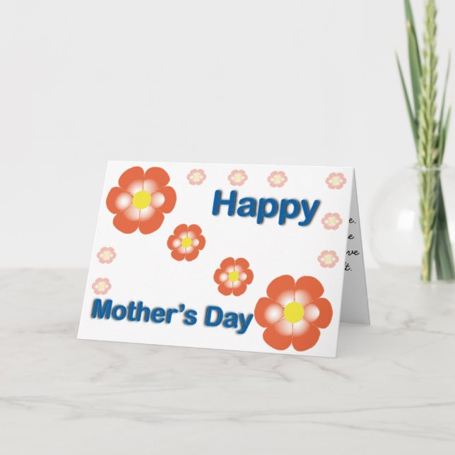 Kär mamma kort (Framsida)