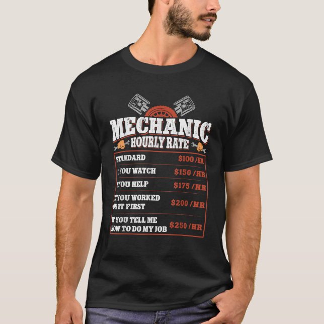 Kar Mechani, Car Mechani T Shirt (Framsida)