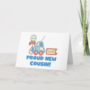 Kar Proud New Cousin Det är en pojke Meddelande