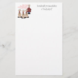 Kär Santa för ren skjorta Brevpapper