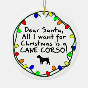 Kär Santa käpp Corso Julgransprydnad Keramik
