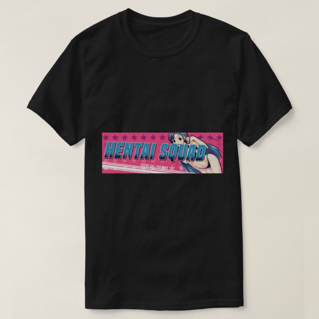 Kar Slap - Anime Girl - Hentai Squad Sticker T Shirt (Design framsida)