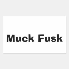 Kar Sticker Rektangulärt Klistermärke