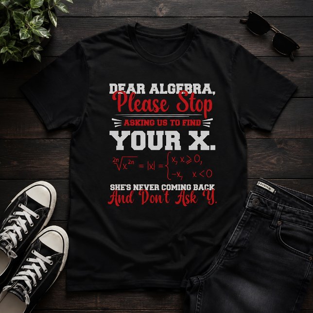 Kära Algebra Rolig Matematik Lärarhumor T Shirt (Skapare uppladdad)