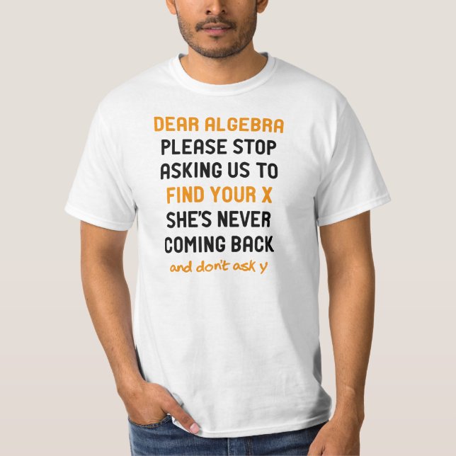 Kära Algebra Tee Shirt (Framsida)