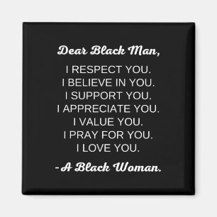 Kära Black Man Black Kärlek Black Relationships Magnet