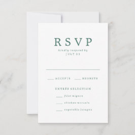 Kära | Bröllops RSVP-kort OSA Kort