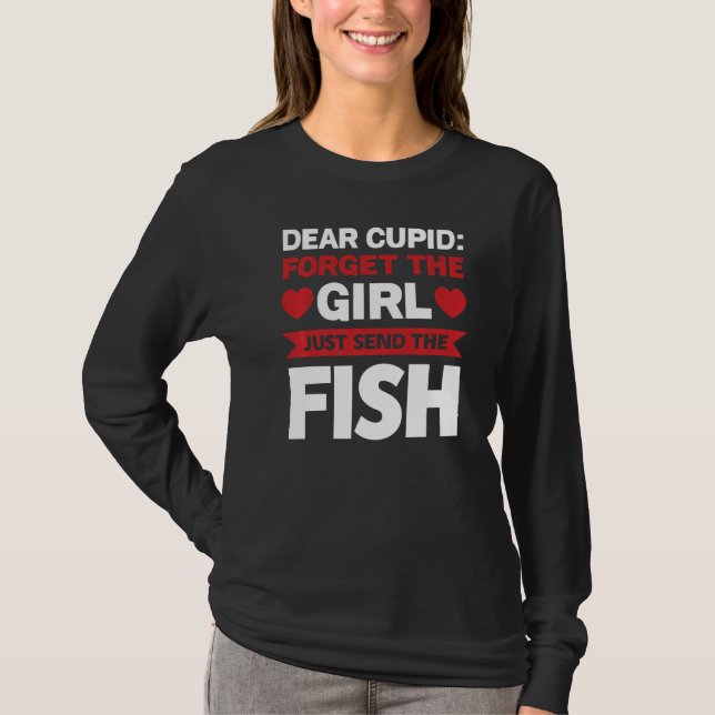 Kära Cupid glömde tjejen Cupid T Shirt (Framsida)
