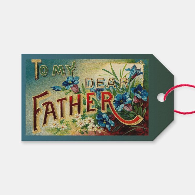 Kära Far Presentetikett (Framsidan (Horisontell))