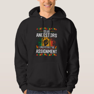 Kära förfäder, jag förstår Tilldelningens svarta H Hoodie