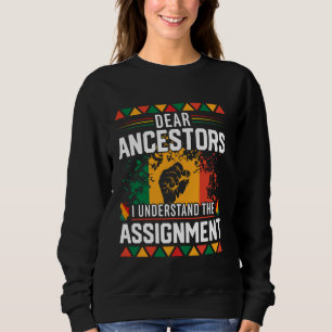 Kära förfäder, jag förstår Tilldelningens svarta H T Shirt