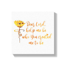 Kära Gud hjälp mig att vara Prayer Solros Christia